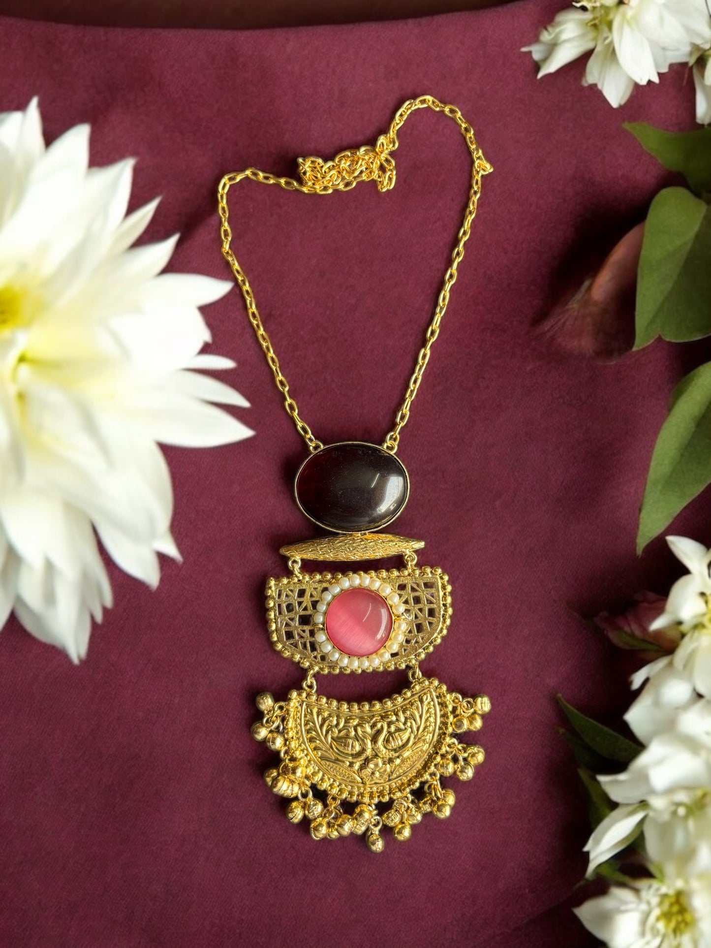 Juhi Monalisa Brass Necklace