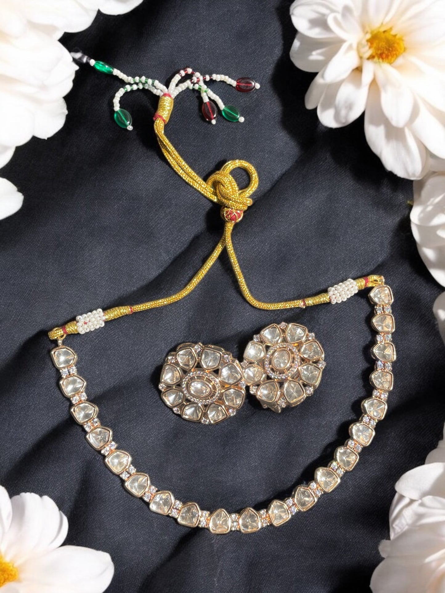 Heemshri Mossonite Necklace Set