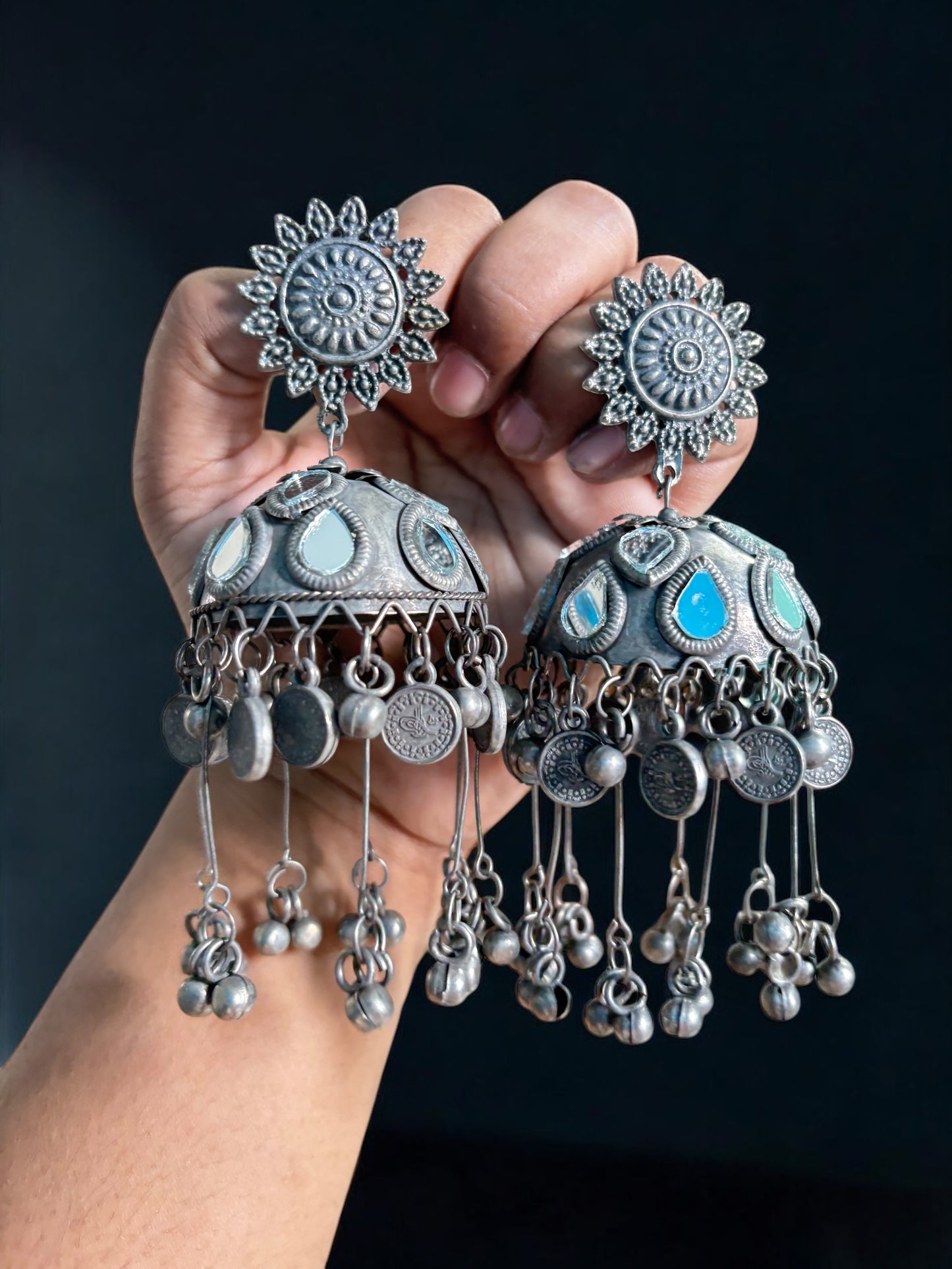 Sheetal Blackpolish Jhumka