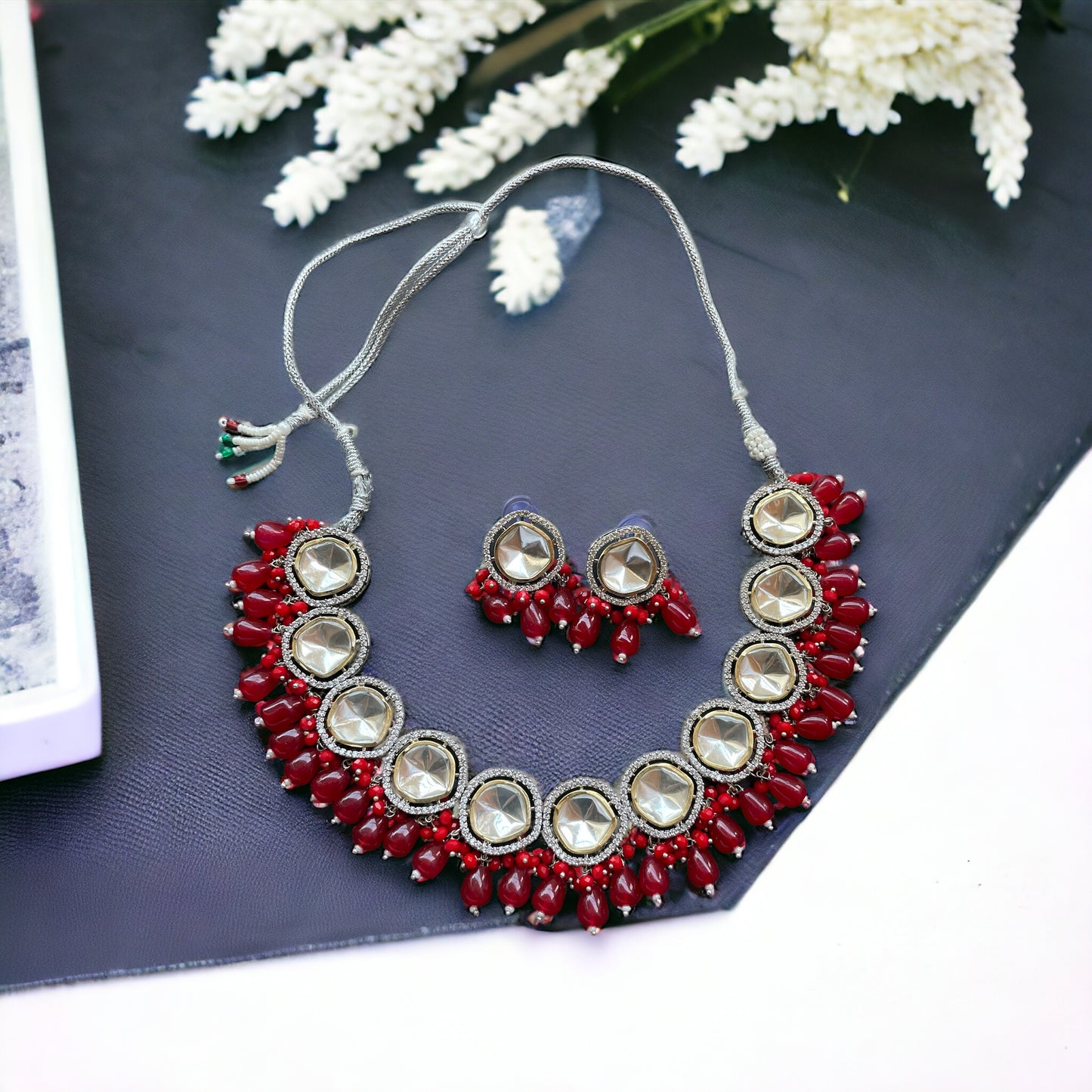 Aditi Polki Kundan Necklace Set