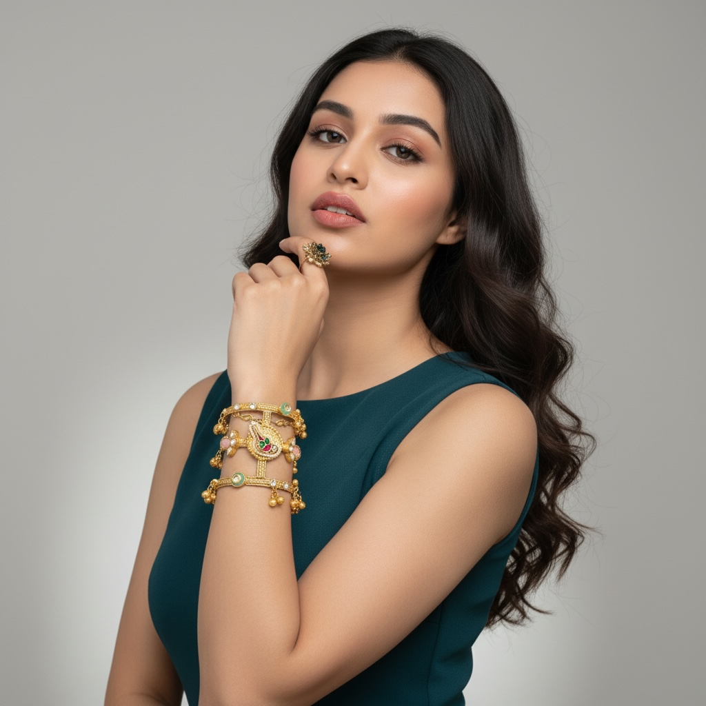 Padmavati Heritage Gold Bracelet