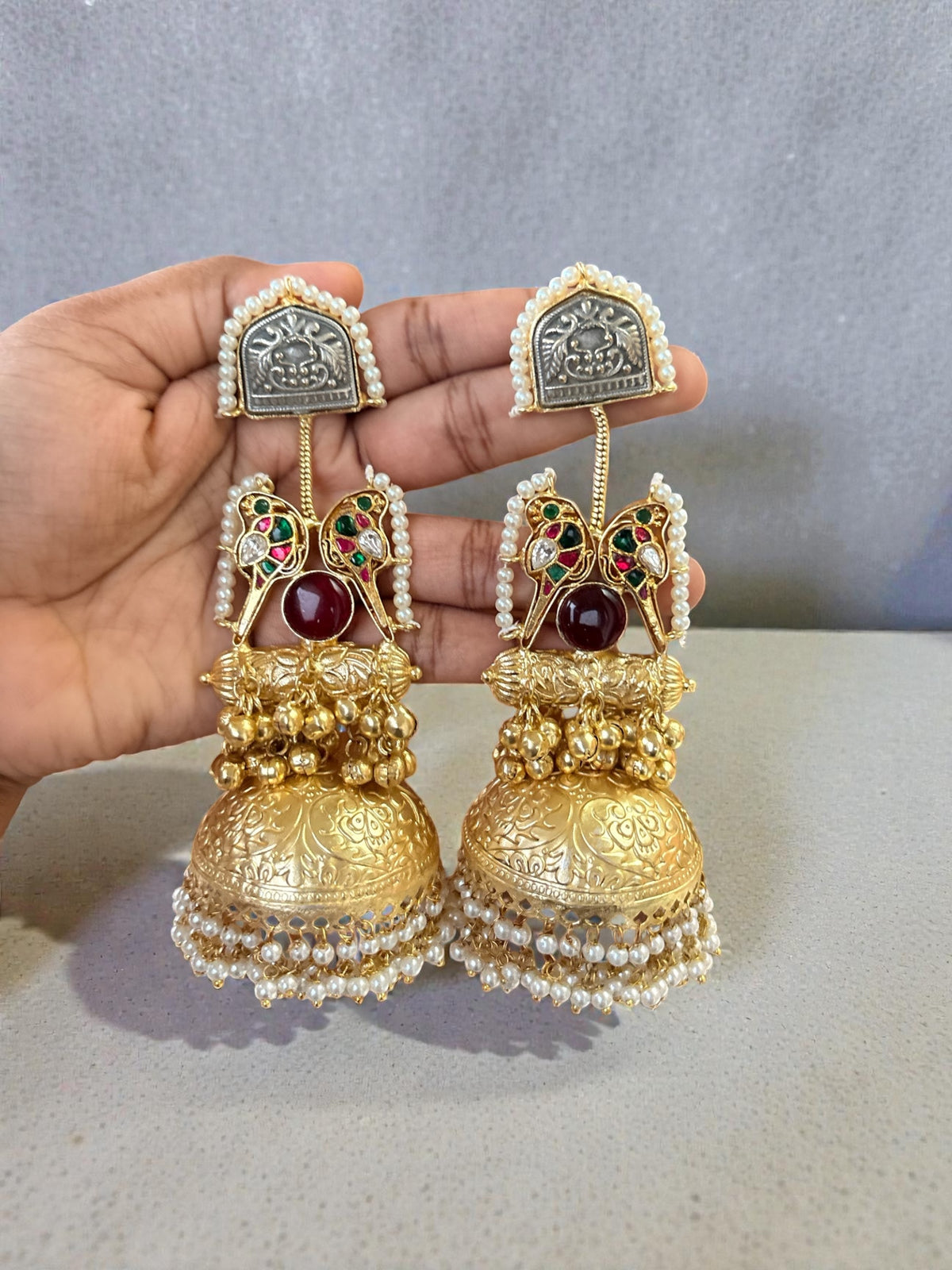 Lisa Premium Brass Earrings