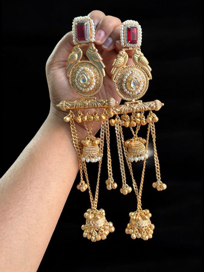 Drishti Extra Long Kashmiri Jhumka