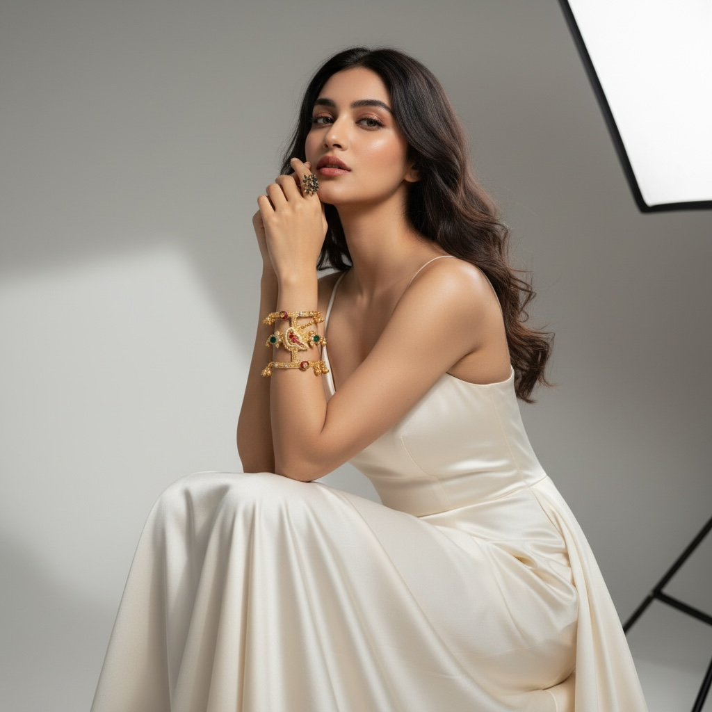 Padmavati Heritage Gold Bracelet