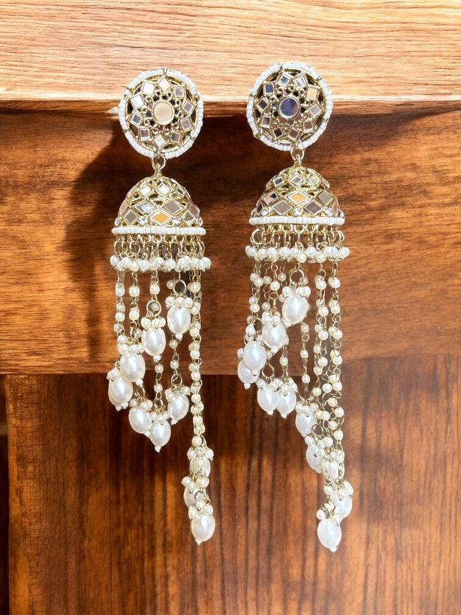 Yutika Long Spiral Earring