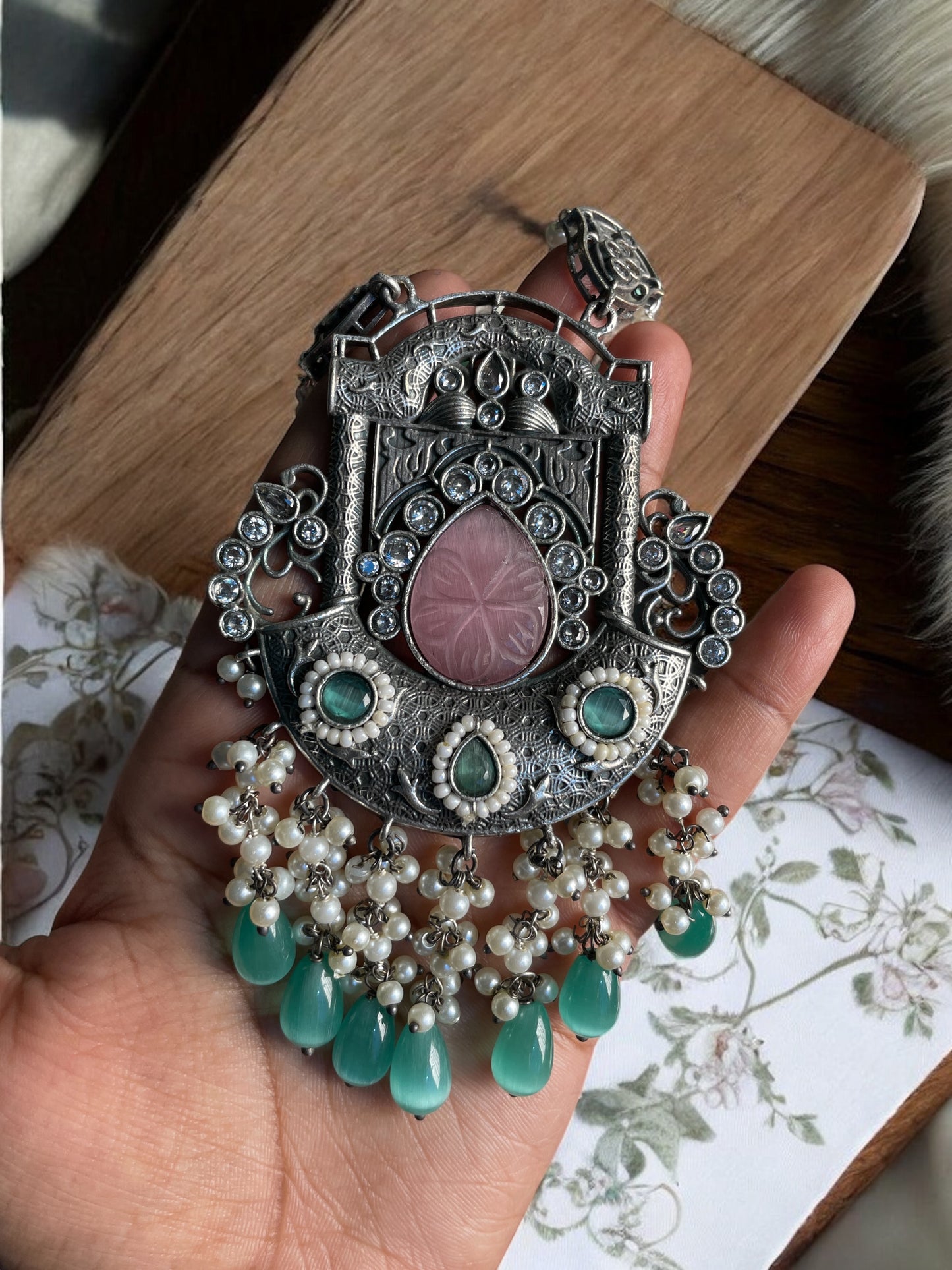 Firoza Monalisa Necklace Set