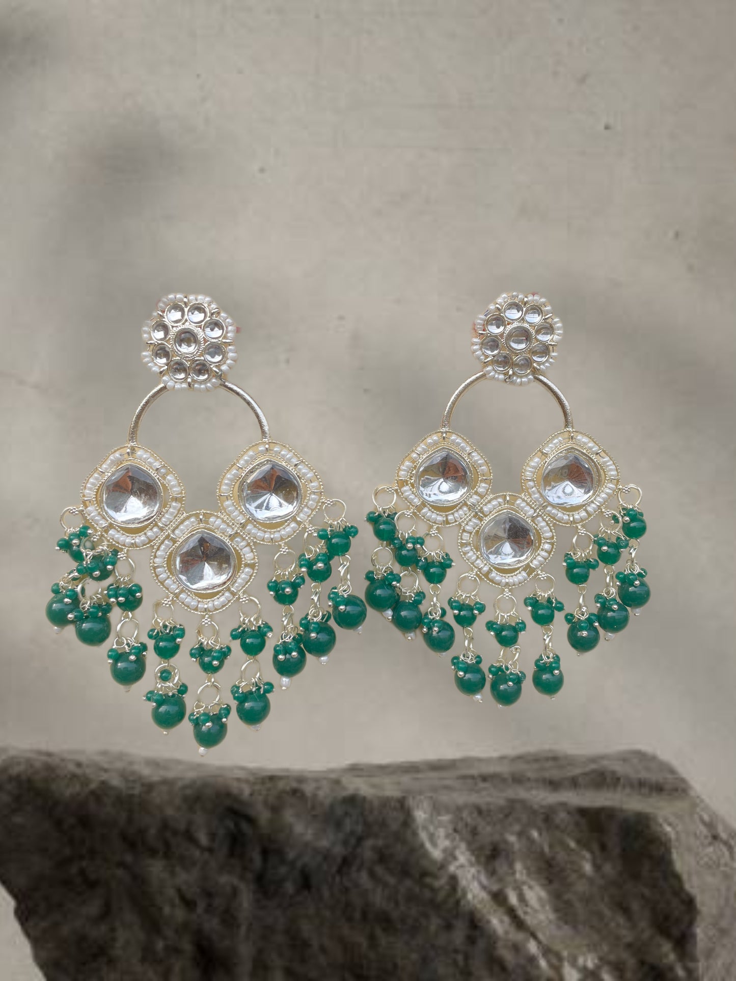 Niharika Earrings (pearl beads)