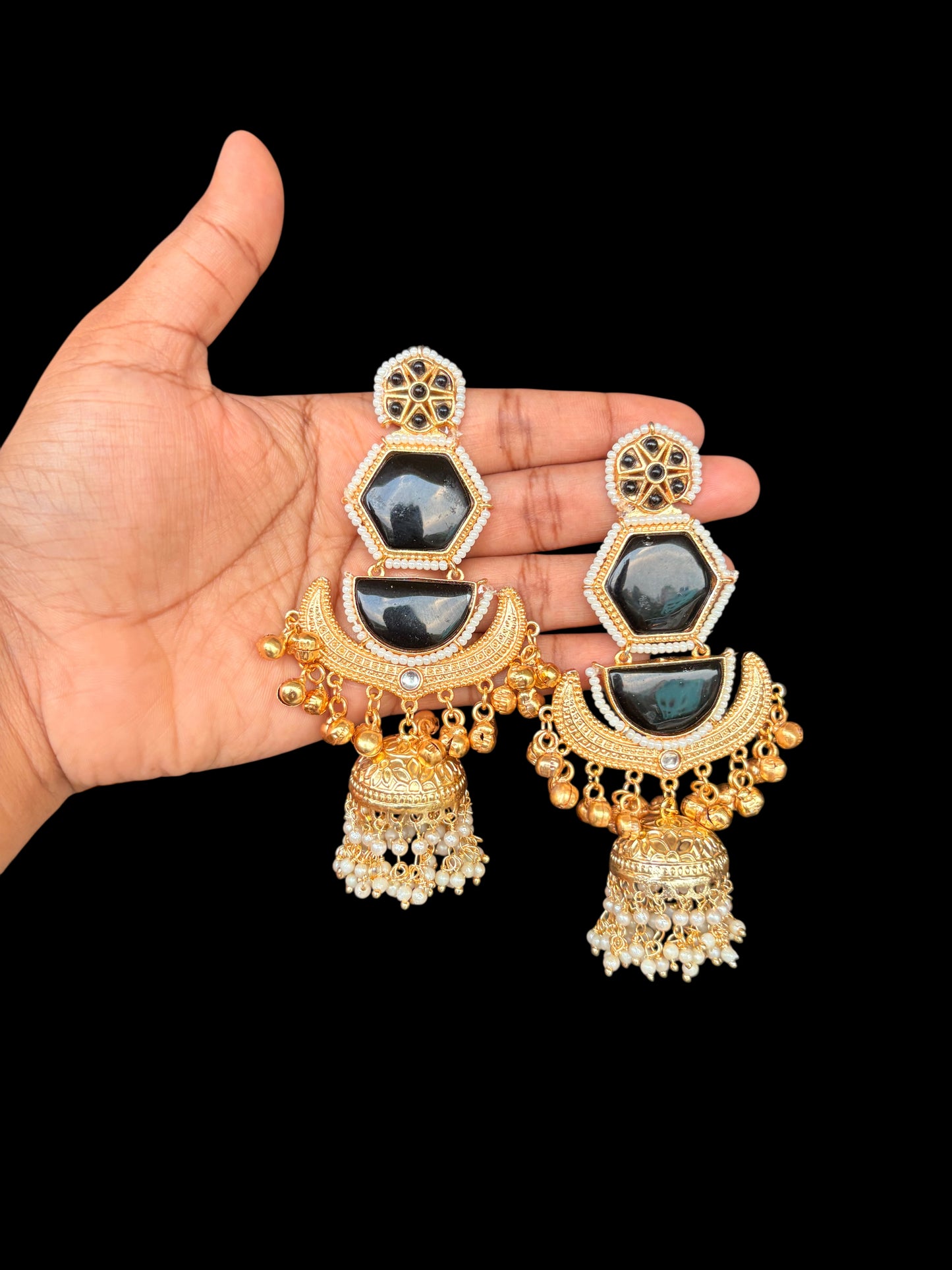Astha Brass Earrings
