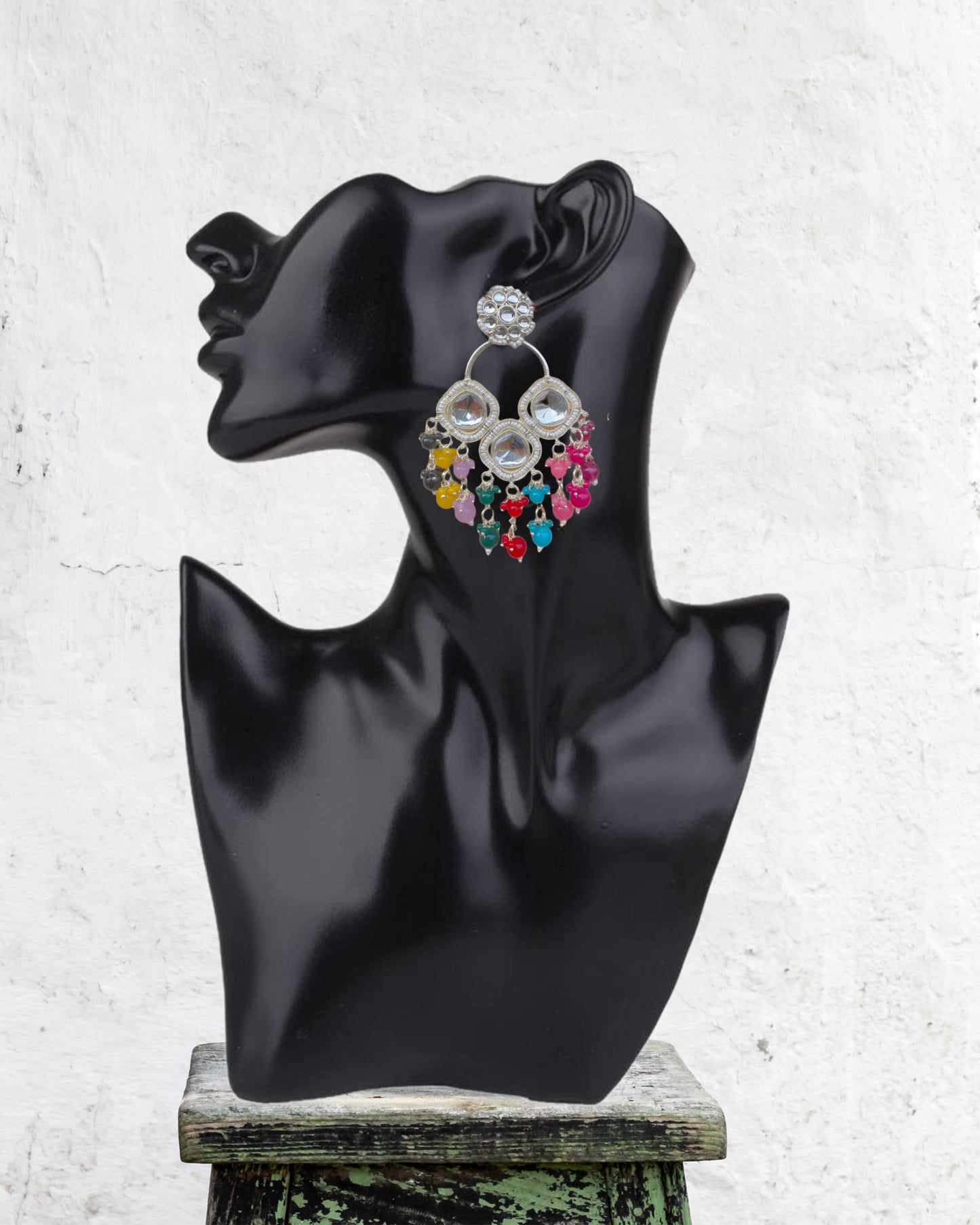 Niharika Earrings (pearl beads)