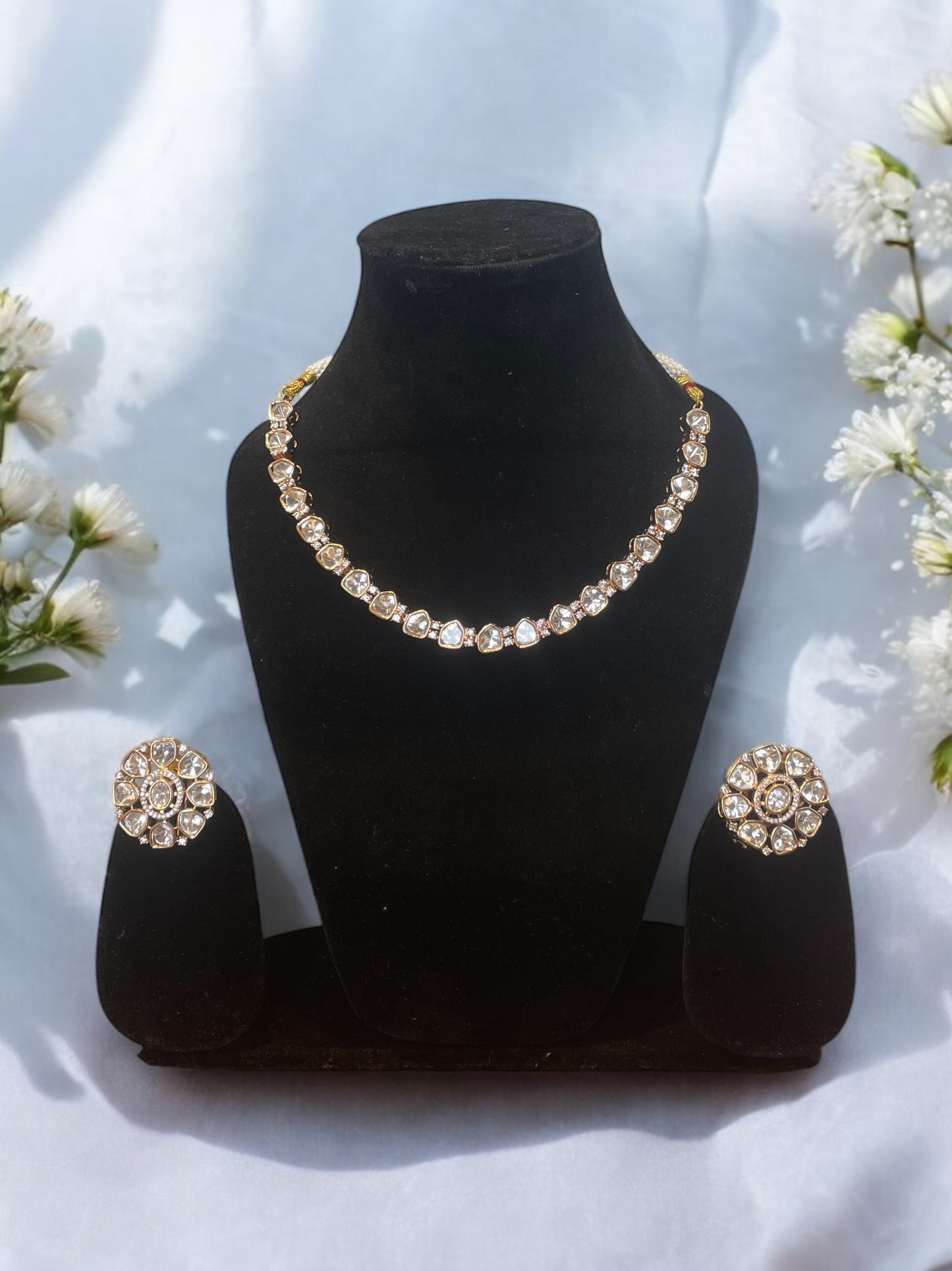 Heemshri Mossonite Necklace Set