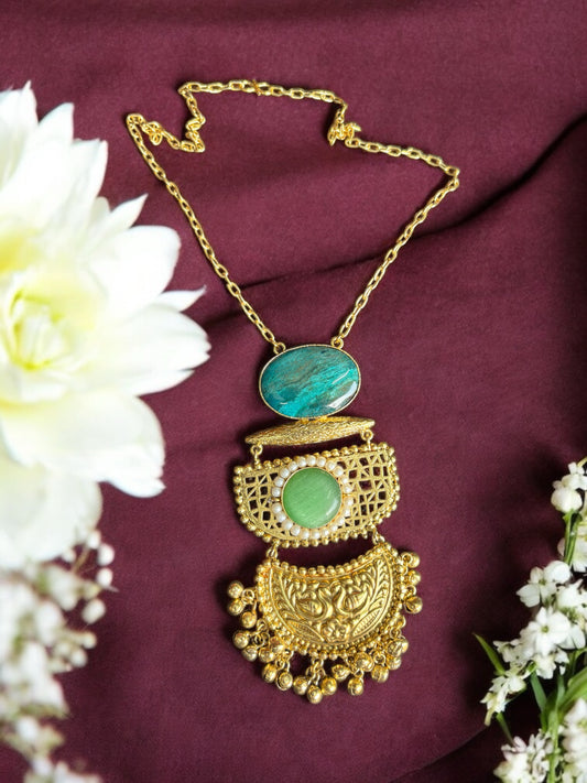 Juhi Monalisa Brass Necklace