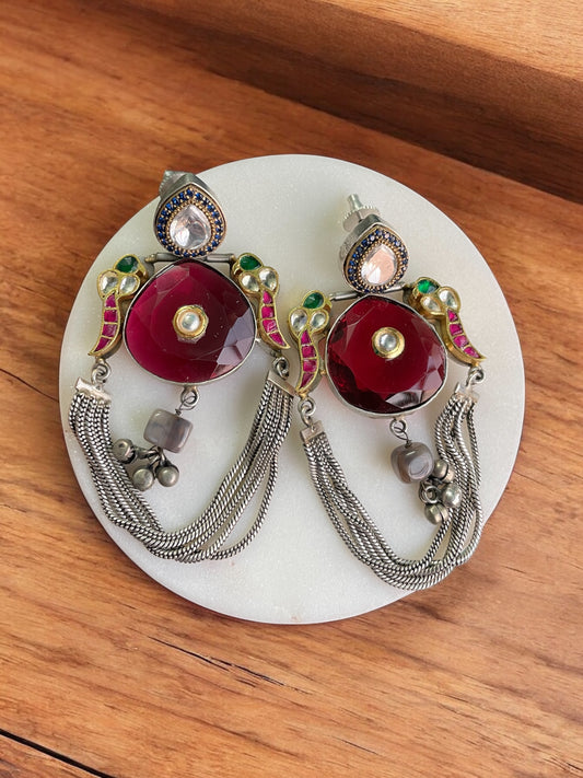 Shagun Silver Pacchi Kundan