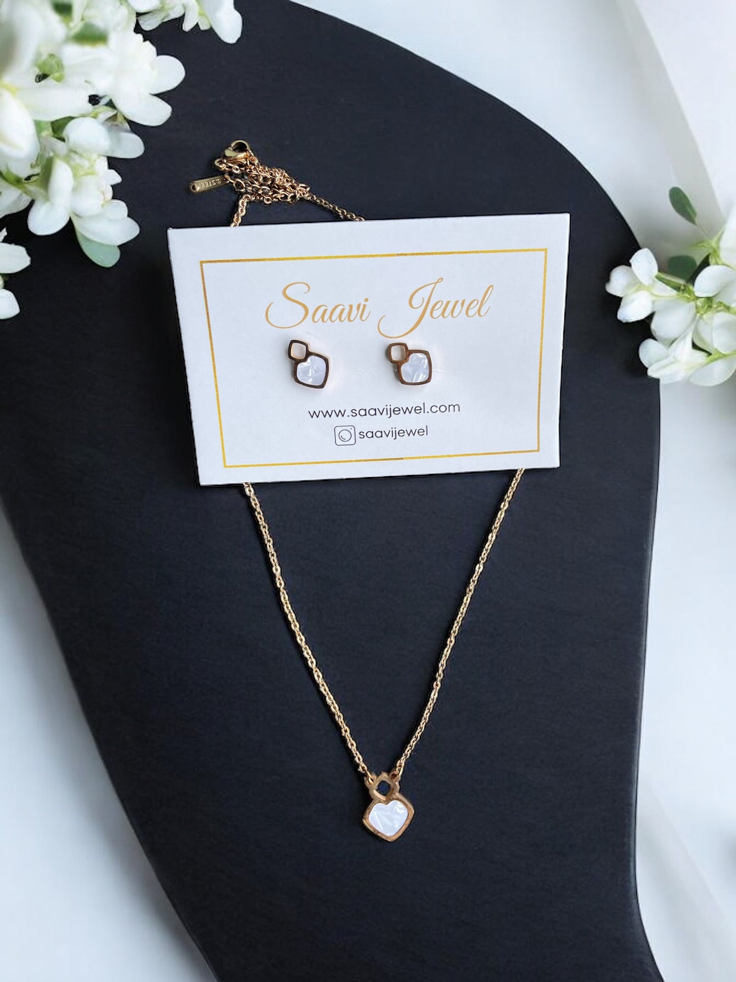 WES001_Trisha Anti-tarnish Necklace Set