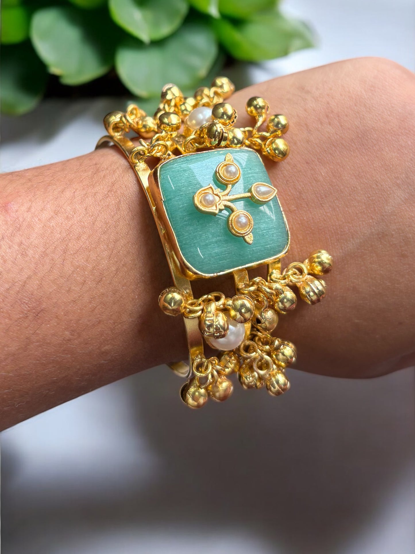 Disha Brass Monalisa Bracelet