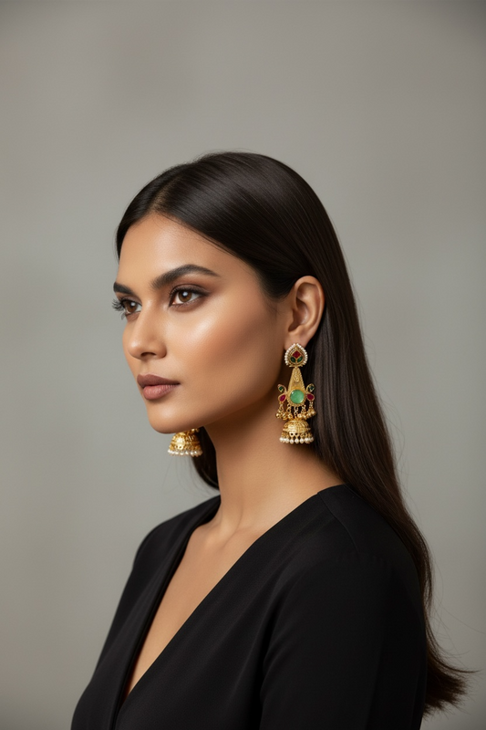 Aishwarya Brass Earring