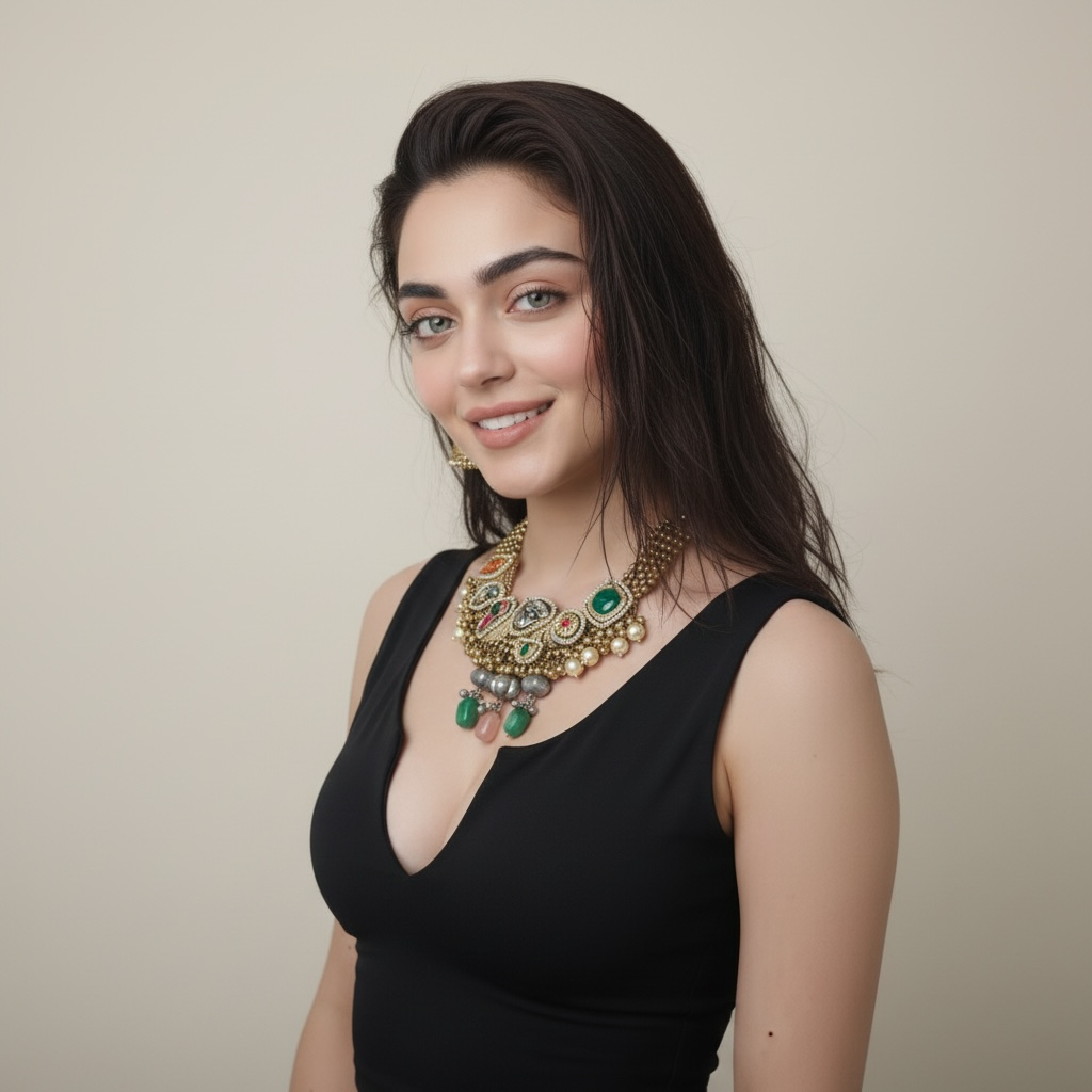 Aadhira Luxe Fusion Statement Necklace