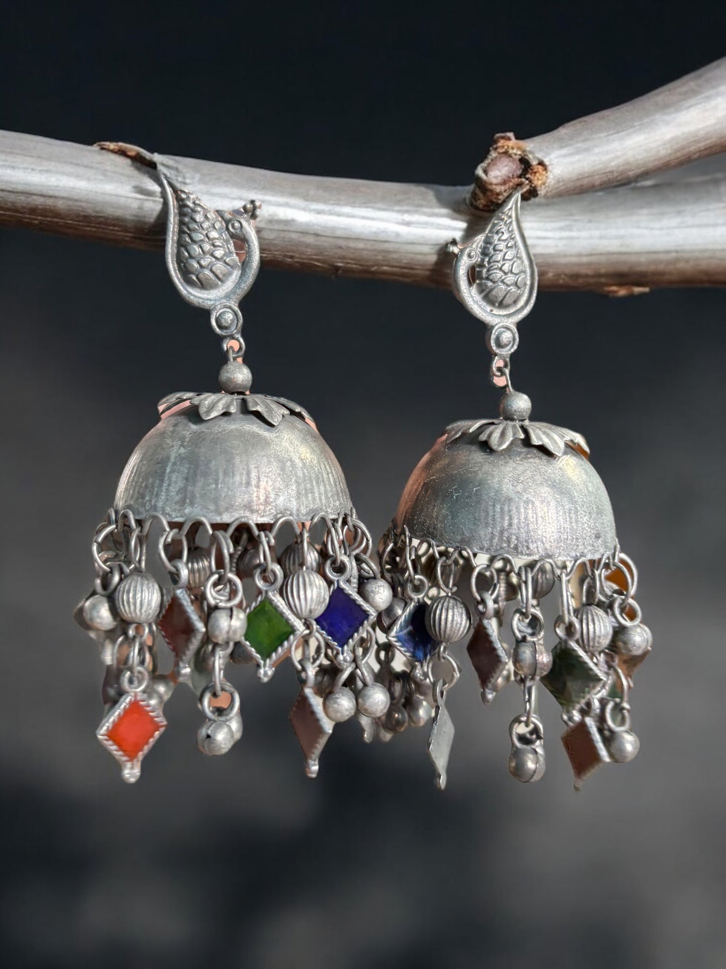 Vaishali Blackpolish Jhumka