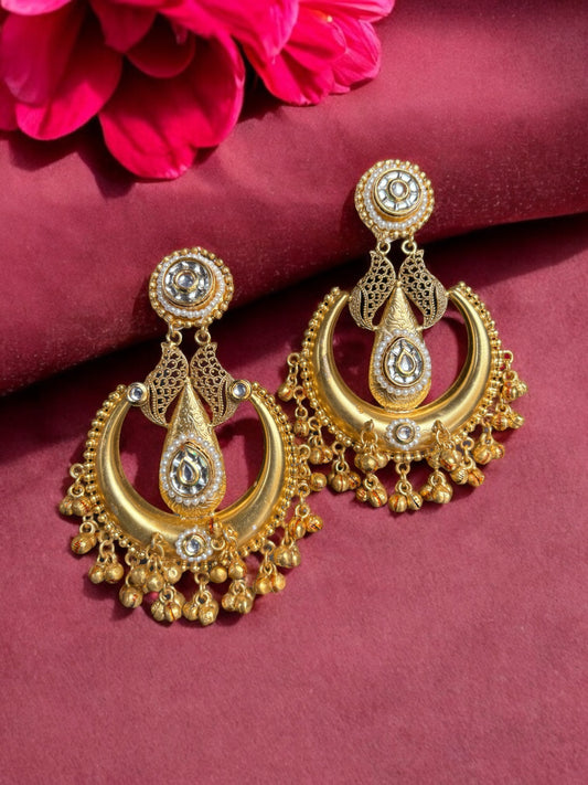 Karuna Golden Brass Earrings