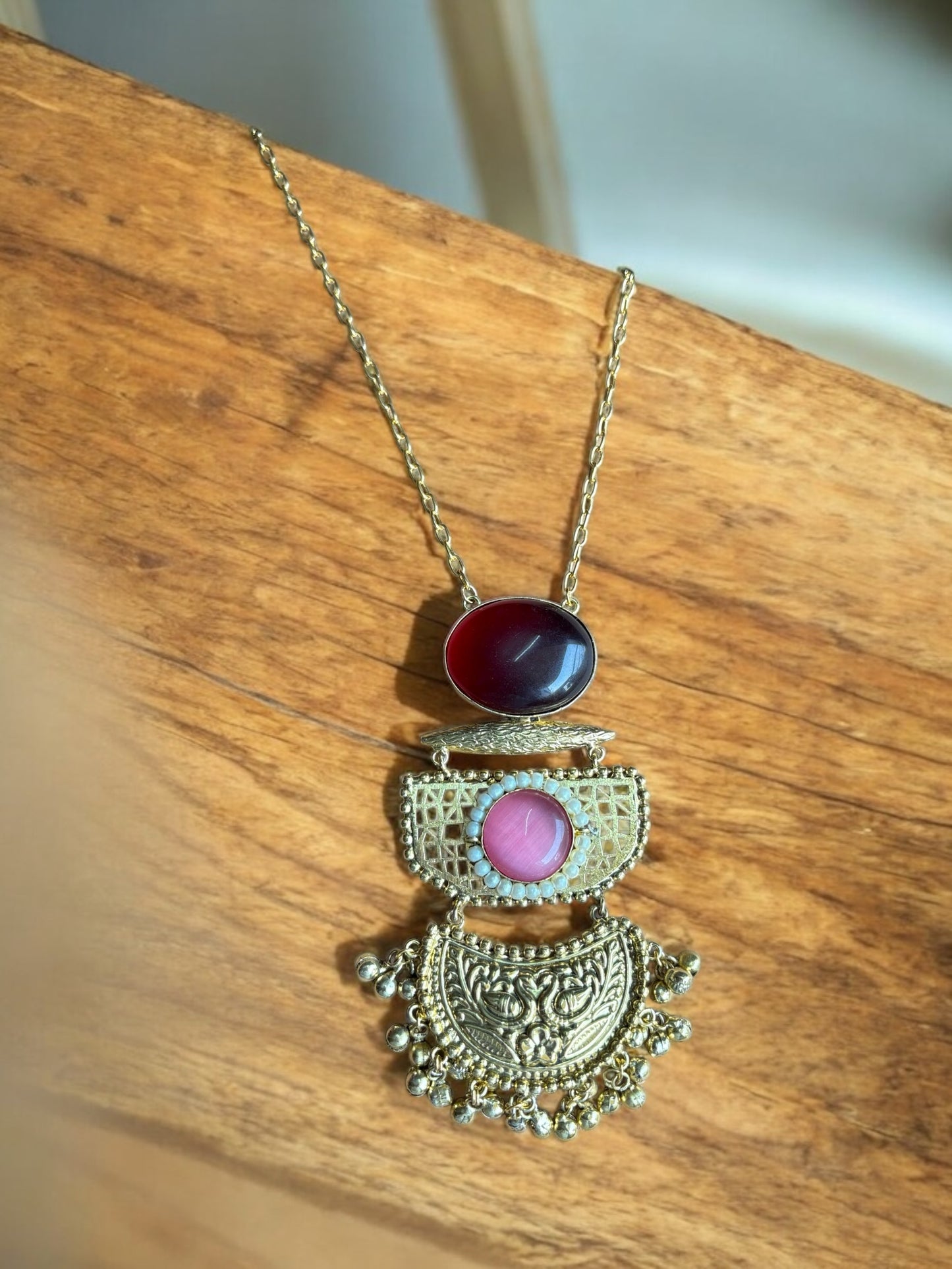 Juhi Monalisa Brass Necklace