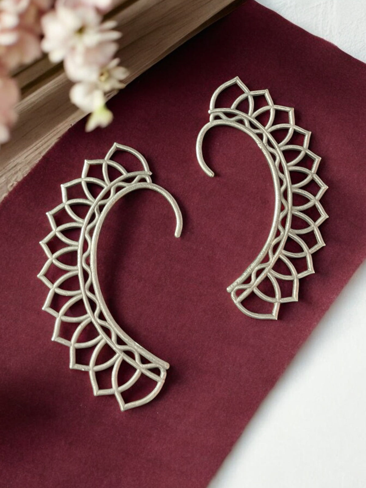 Eisha Silver Earcuffs