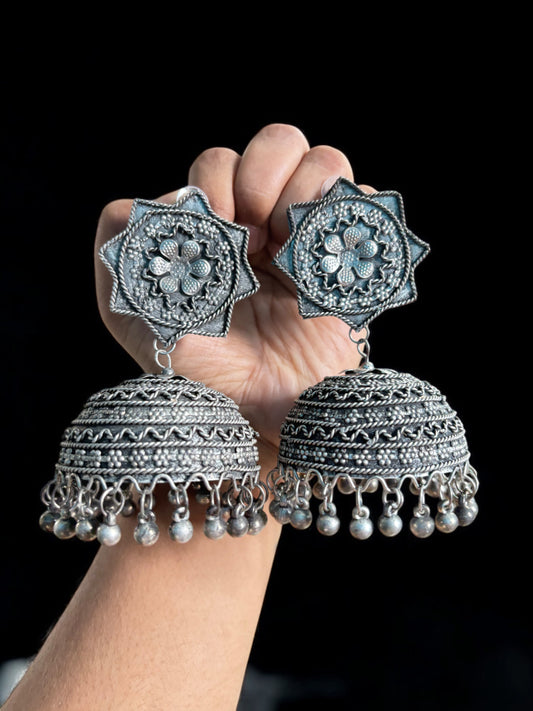Pritika Blackpolish Jhumka