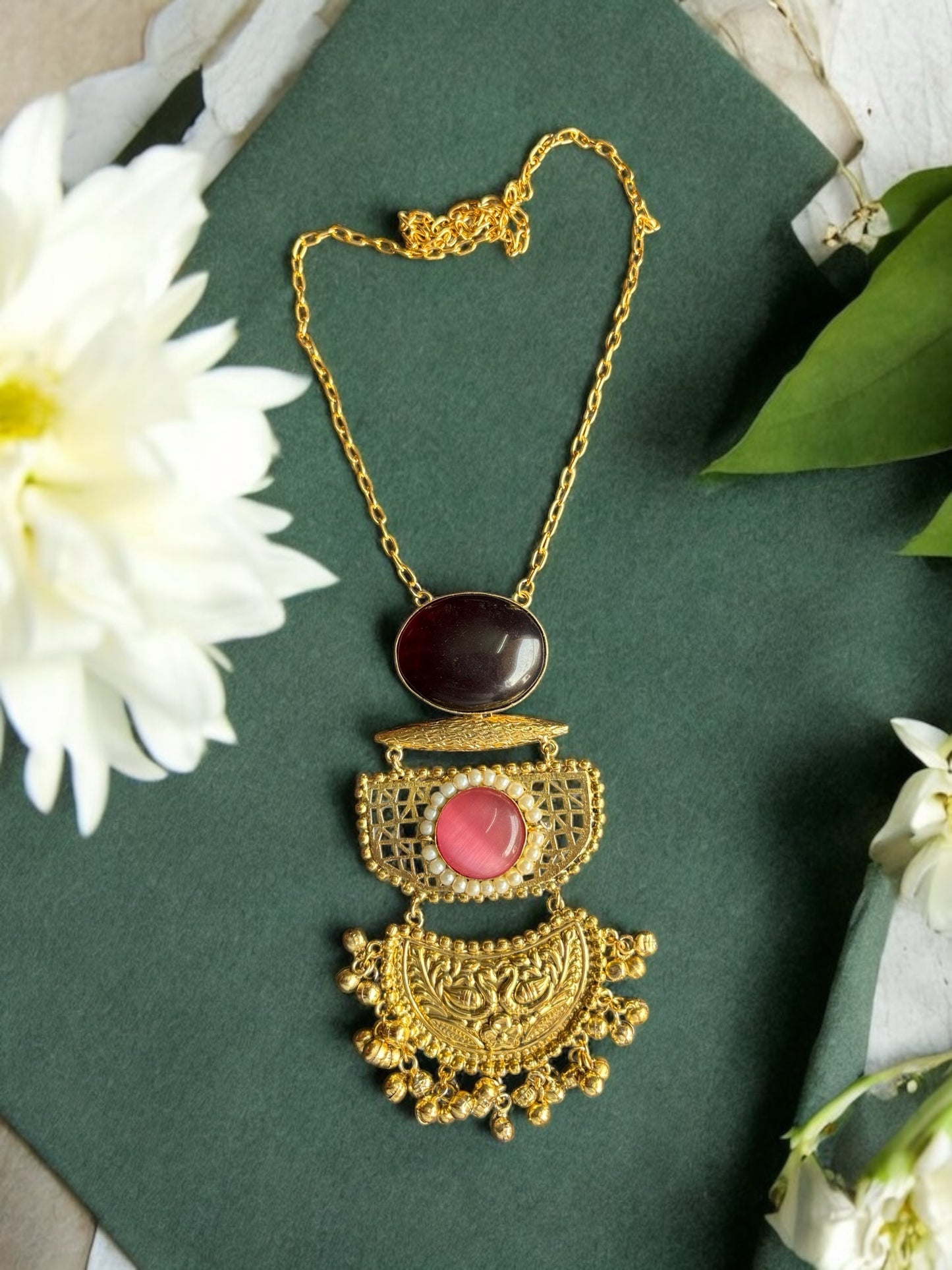 Juhi Monalisa Brass Necklace