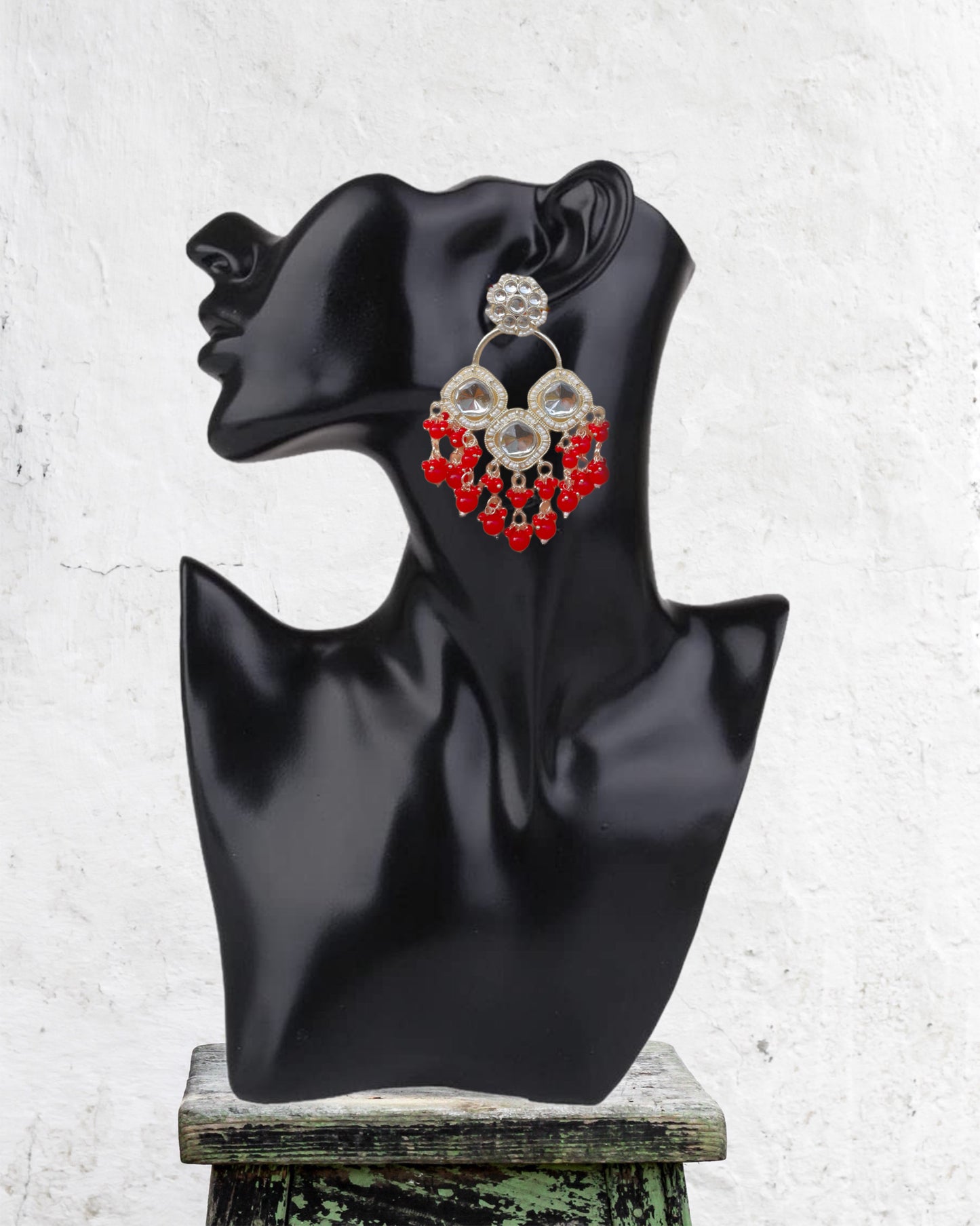 Niharika Earrings (pearl beads)