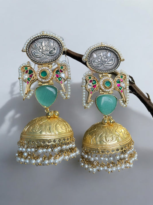 Sanjana Brass Monalisa Jhumka