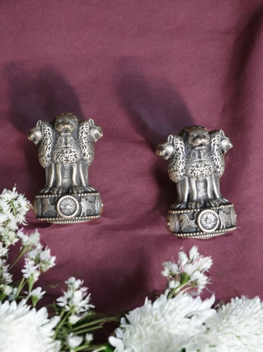 India Emblem Earring