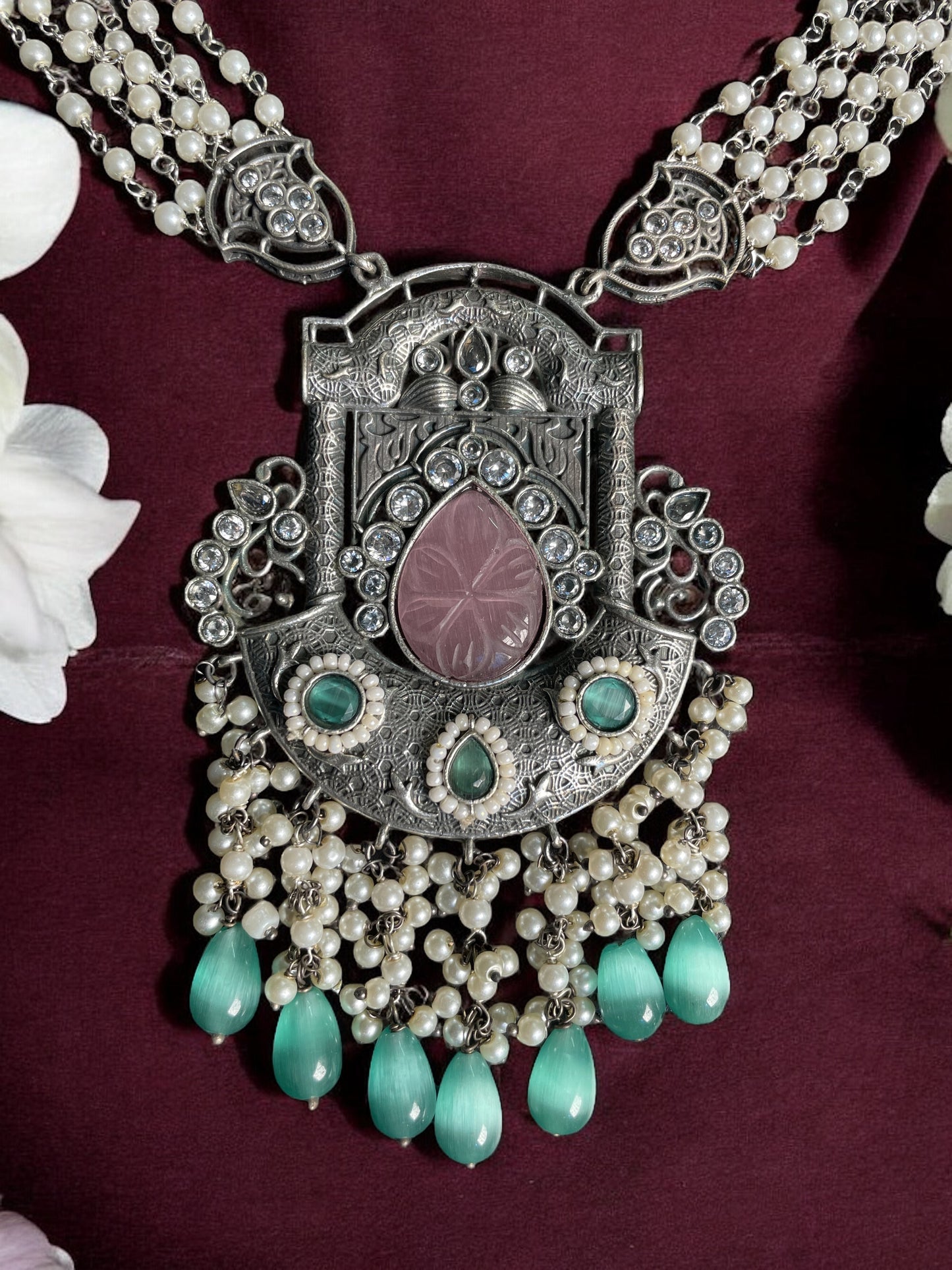 Firoza Monalisa Necklace Set