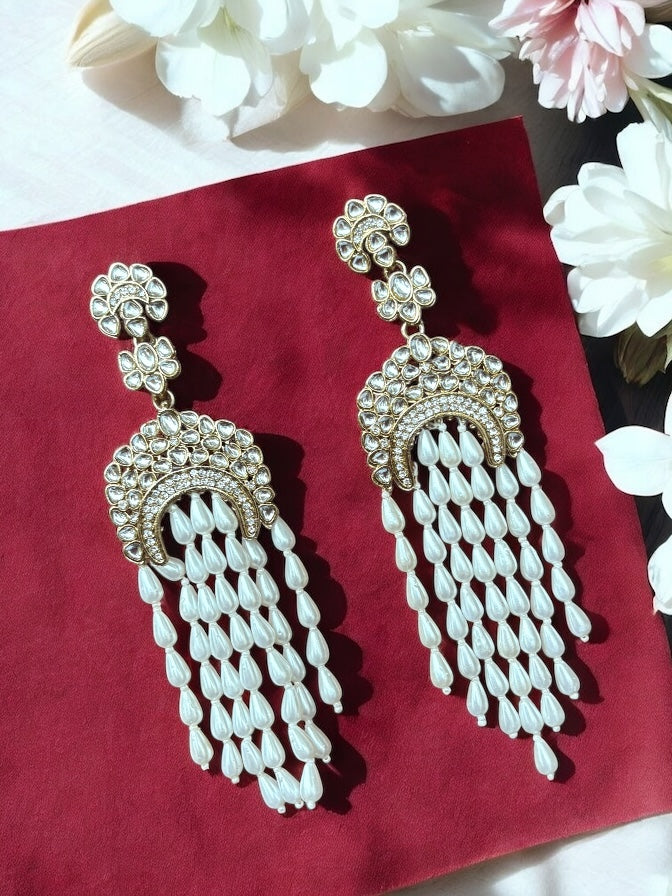Aradhya Long Pearl Earring