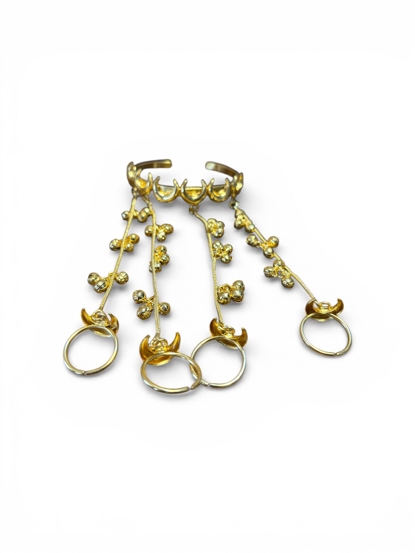 Chandrika Ghungroo Brass Hathphool (2 pieces)