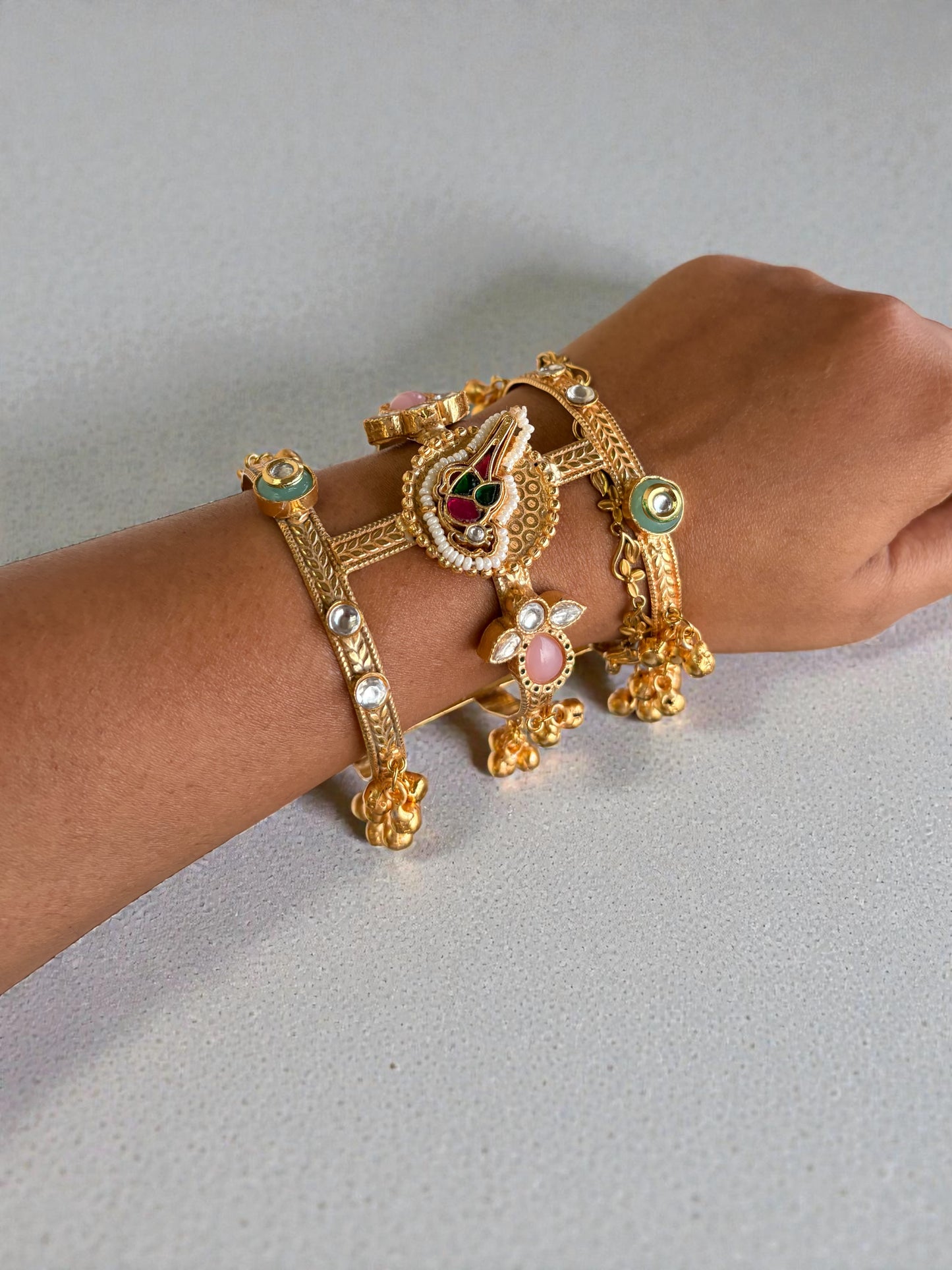 Padmavati Heritage Gold Bracelet