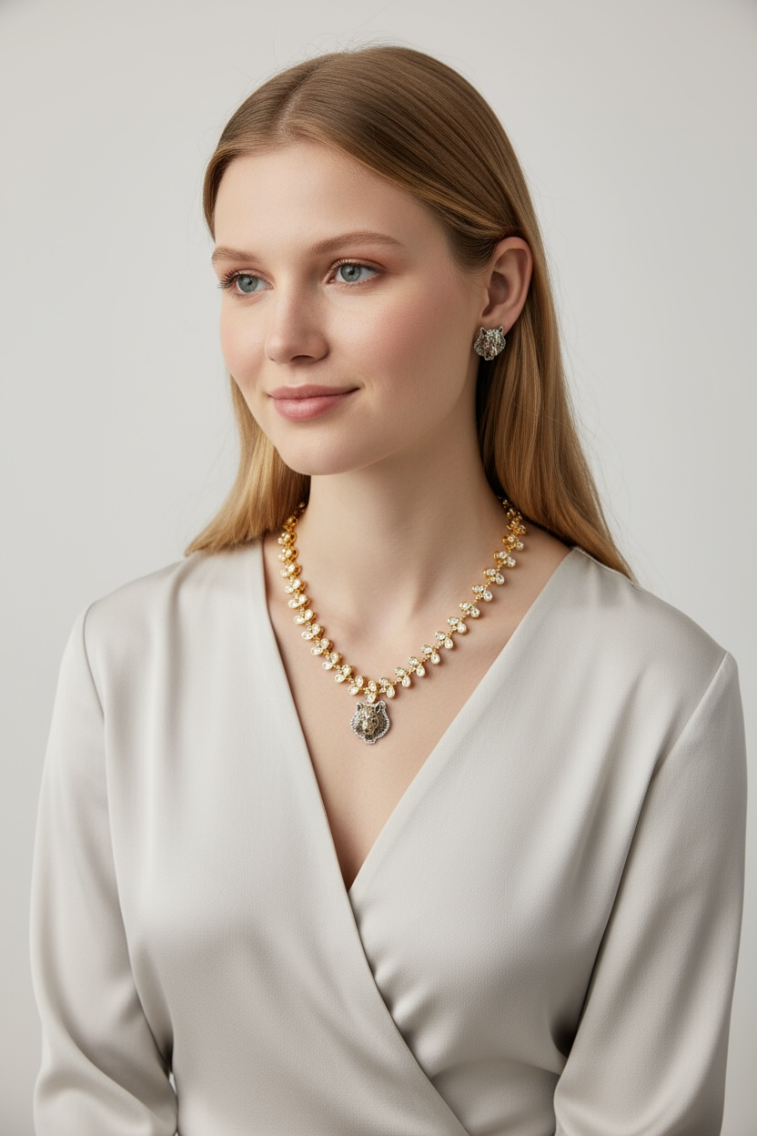 Mossonite Necklace