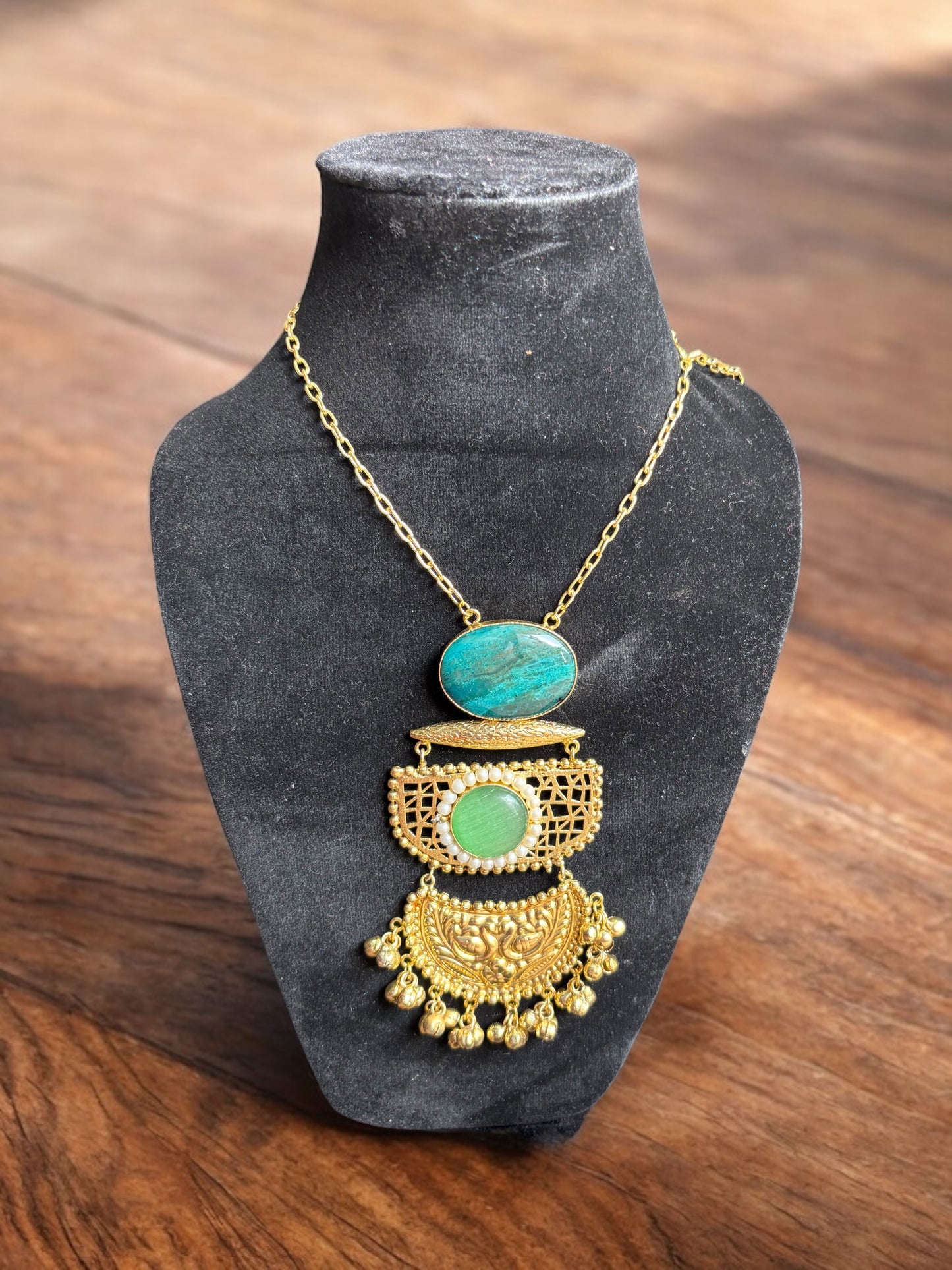 Juhi Monalisa Brass Necklace