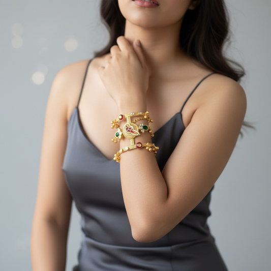 Padmavati Heritage Gold Bracelet