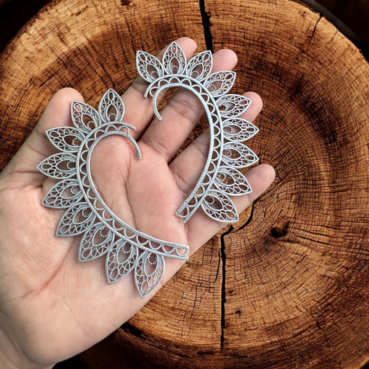 Eisha Silver Earcuffs