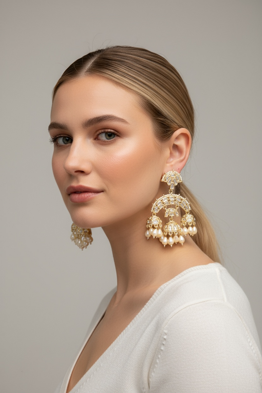 Tanya Kundan Earring