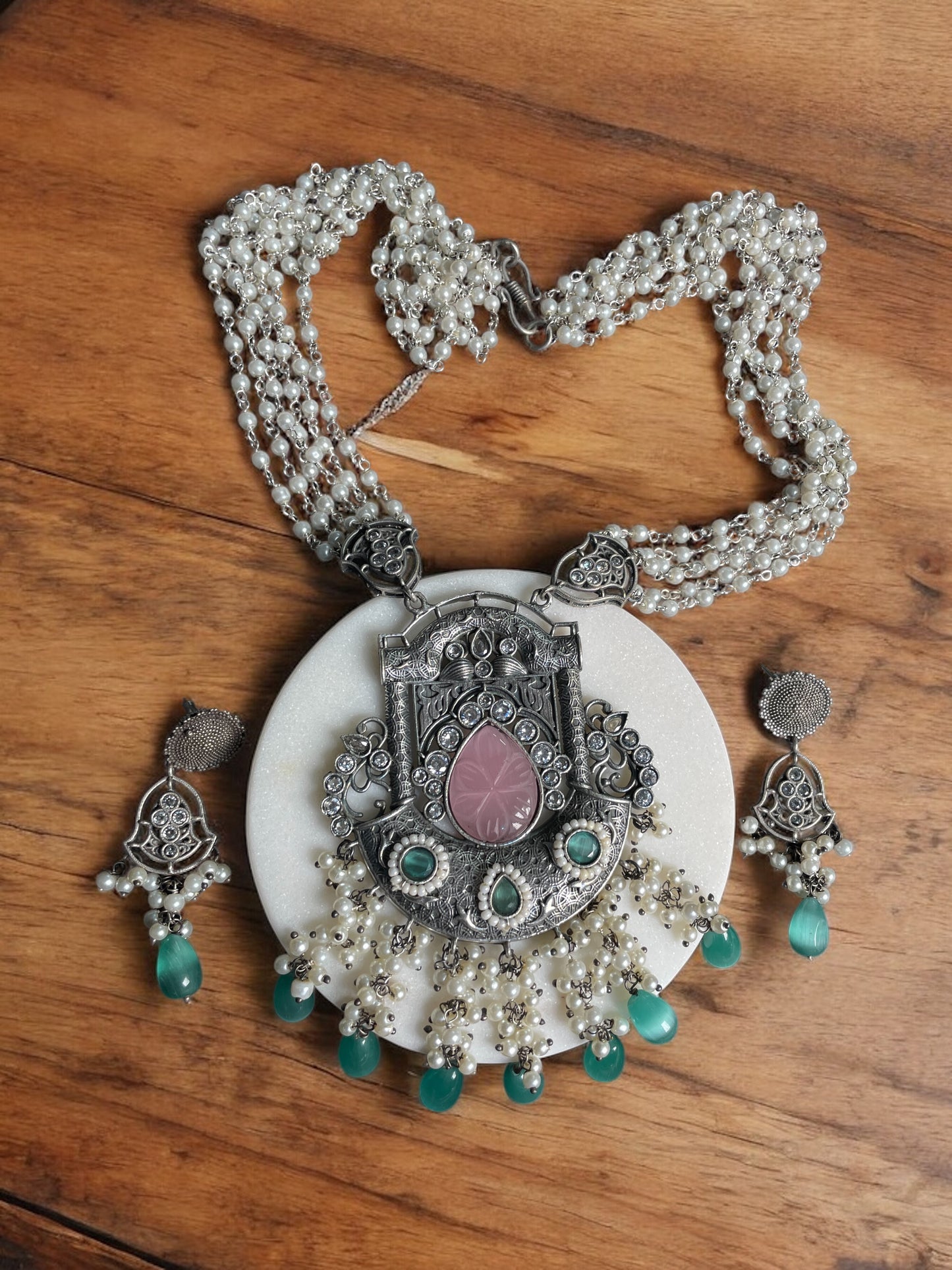 Firoza Monalisa Necklace Set