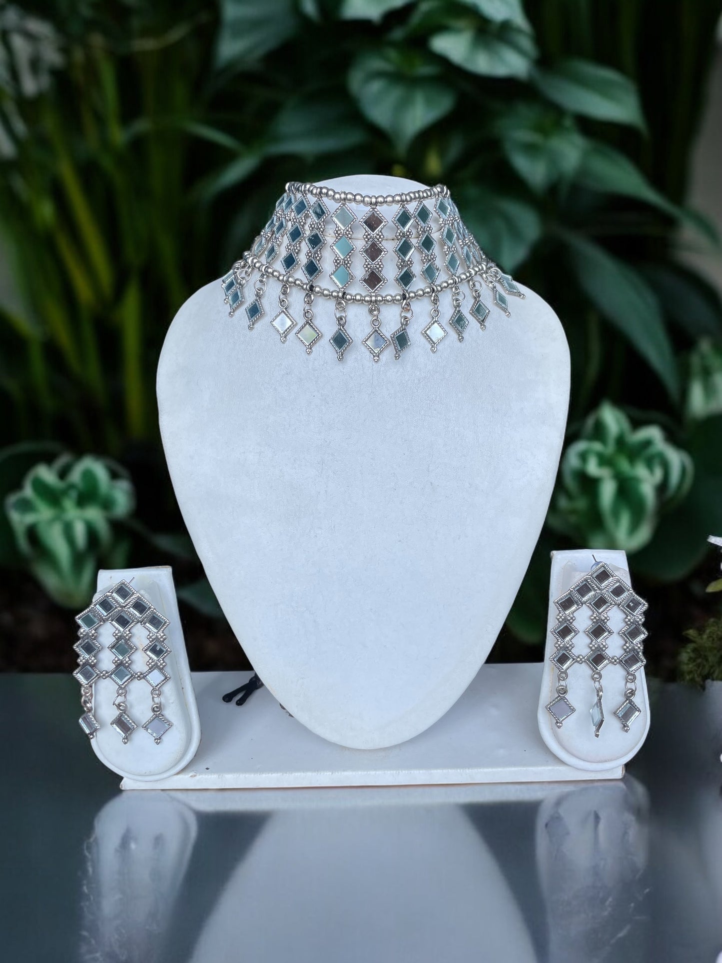 Astha Mirror Necklace