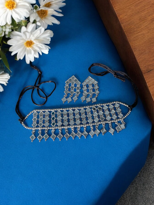 Astha Mirror Necklace