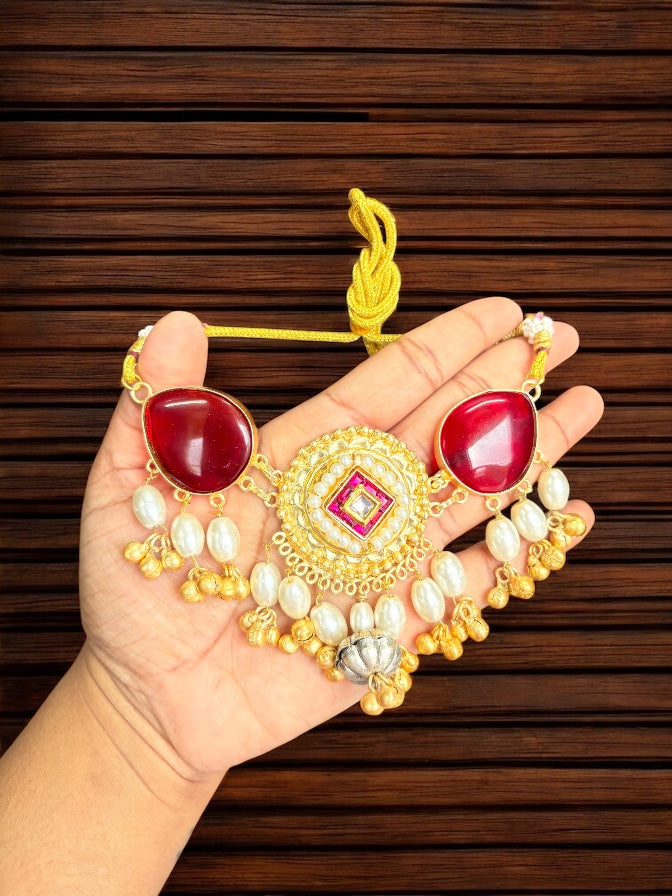 Sana Brass Necklace Set