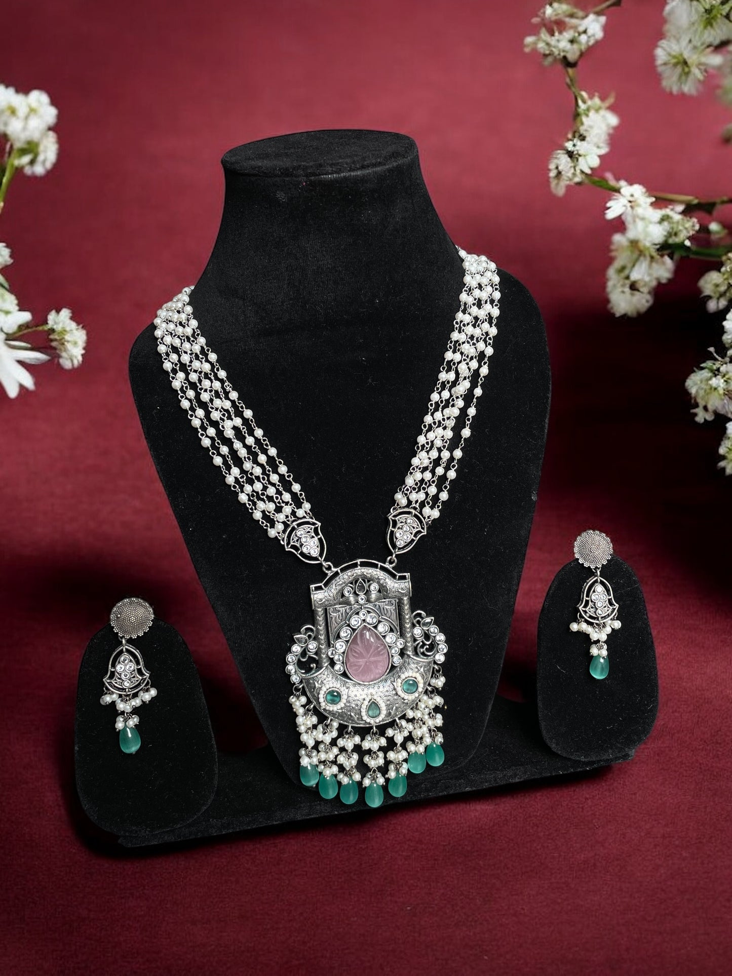 Firoza Monalisa Necklace Set