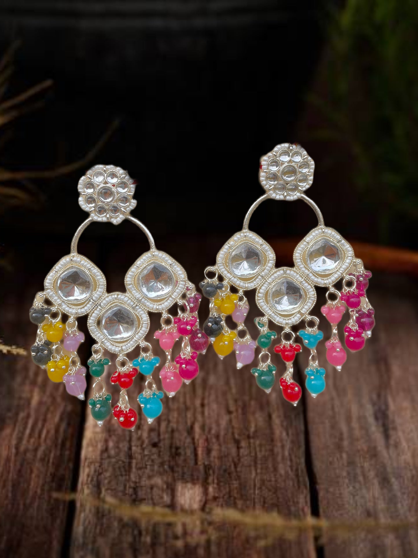 Niharika Earrings (pearl beads)