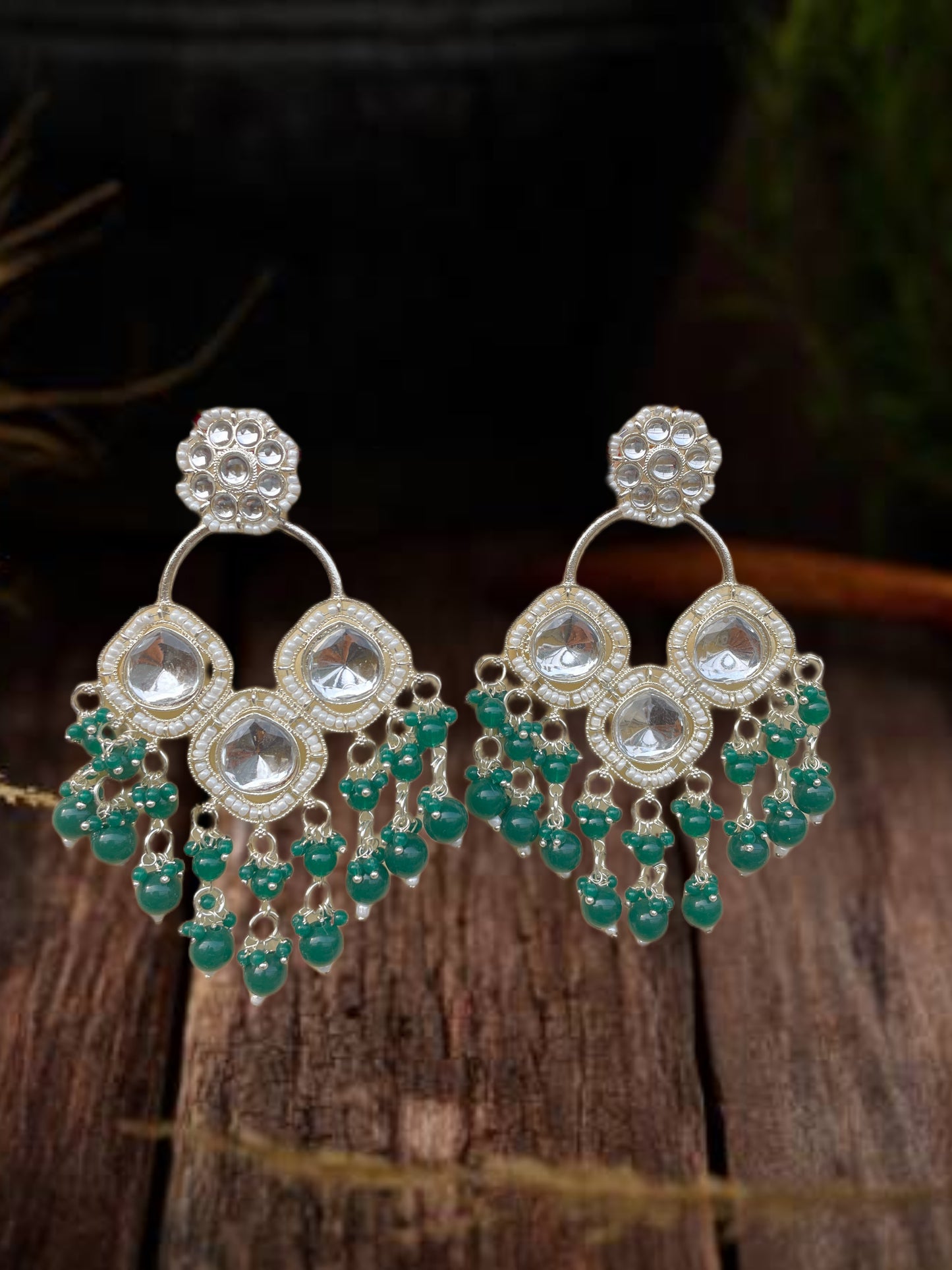 Niharika Earrings (pearl beads)