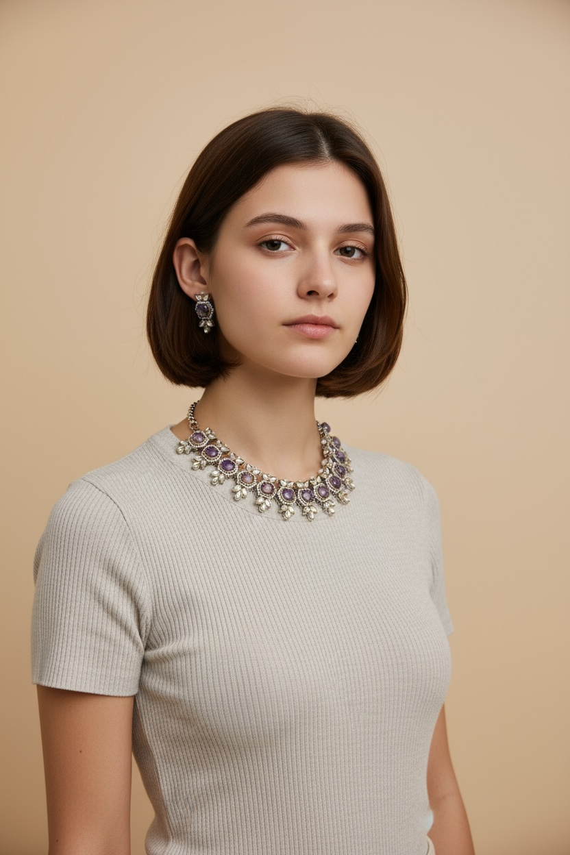 Debolina Firestone Necklace Set