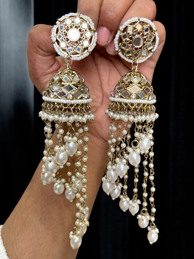 Yutika Long Spiral Earring