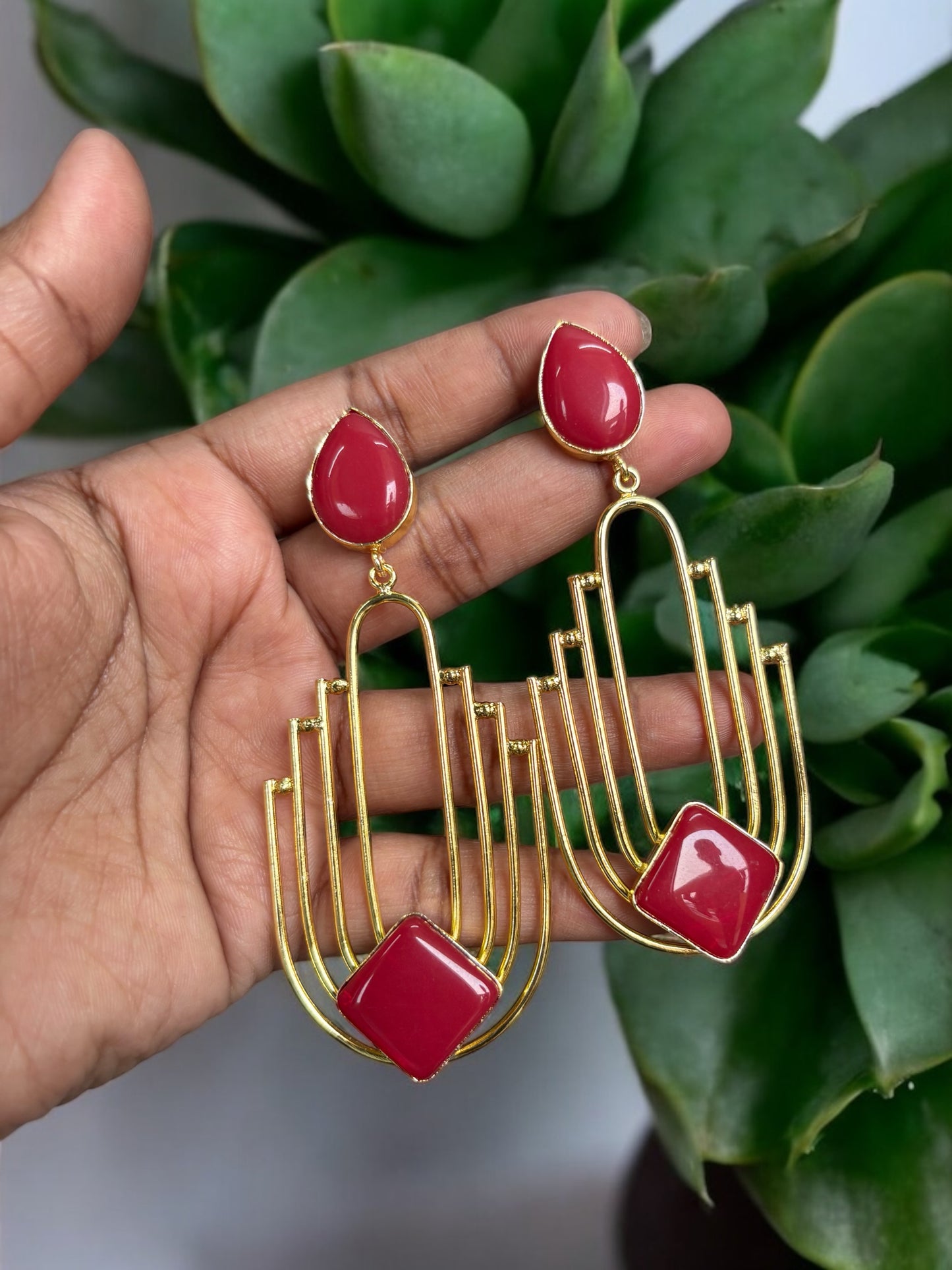 Rinki Brass Earrings