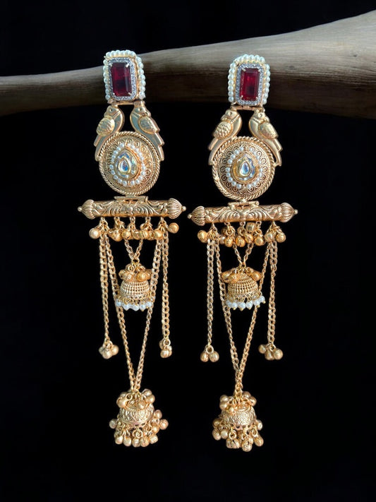 Drishti Extra Long Kashmiri Jhumka
