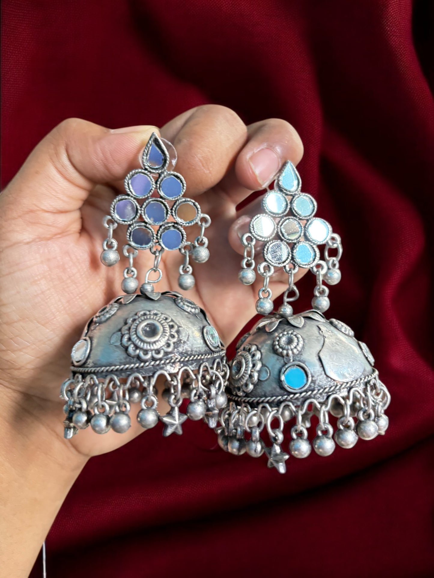 Kangana Blackpolish Jhumka